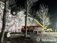 Разрушенный дом в Славянске