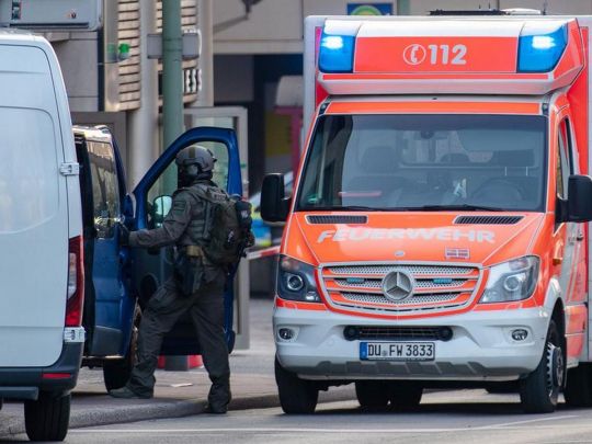 вооруженное нападение в Дуйсбурге