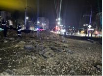Місце падіння бомби у Бєлгороді