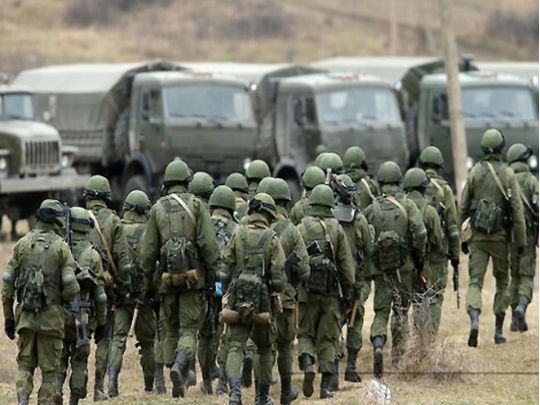 российские военные 