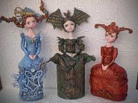 куклы из бутылок, созданные Юлией Шахназаровой