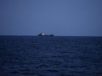 российский корабль в Северном море