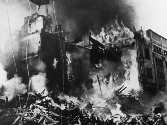 Пожежа, яка вирувала 5 днів після підриву Хрещатика 24 вересня 1941 року