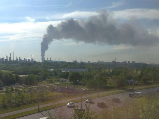 Пожежа у росії