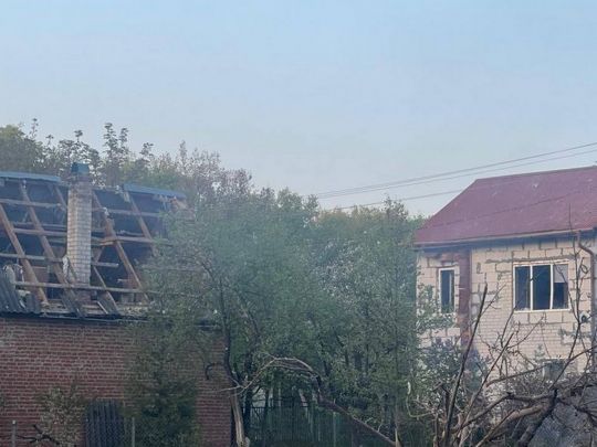 Разрушения в Тернополе после ракетного удара