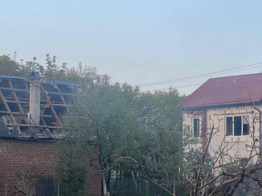 Руйнування у Тернополі після ракетного удару