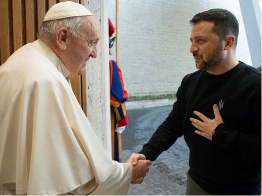 Папа Римский и президент Зеленский
