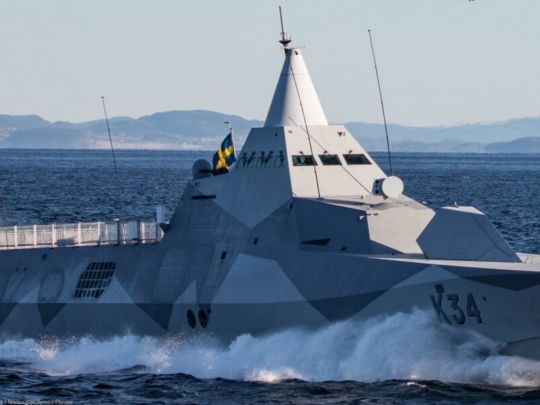 Балтика, шведский военный катер