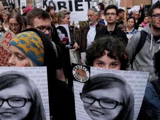 акции протеста против запрета абортов в Польше