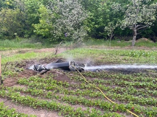 Залишки російської ракети у Києві, 9 травня 2023