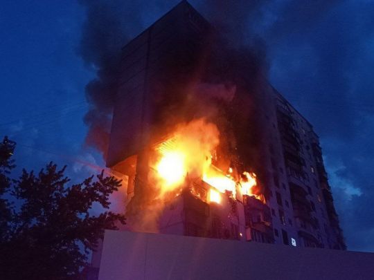 Пожар в Києві