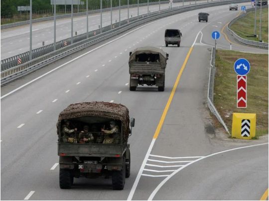 колона вагнерівців