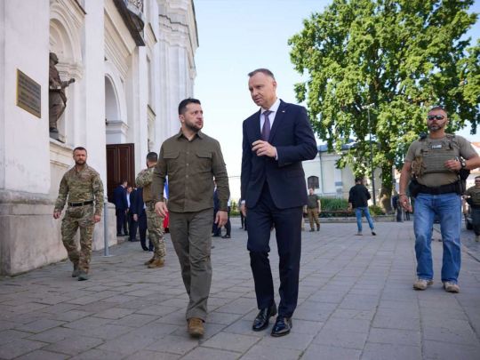 Прогулянка президентів містом
