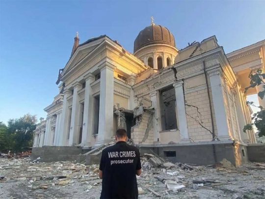 Фиксация разрушений в Одессе