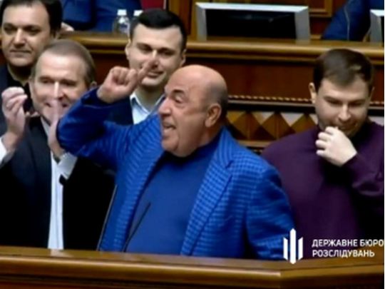 Вадим Рабинович за трибуною в парламенті
