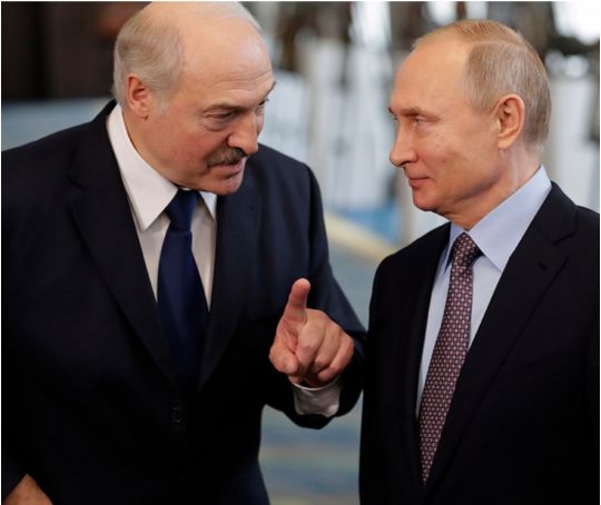 Путін та Лукашенко