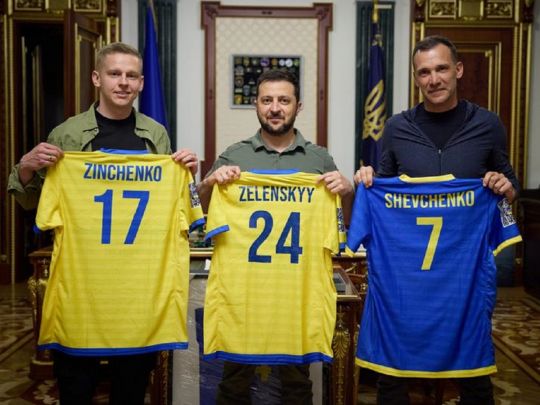 Зінченко, Зеленський та Шевченко
