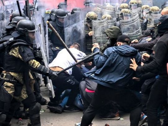 Столкновения в Косово
