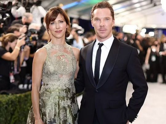 Бенедикт Камбербетч з дружиною Софією Хантер