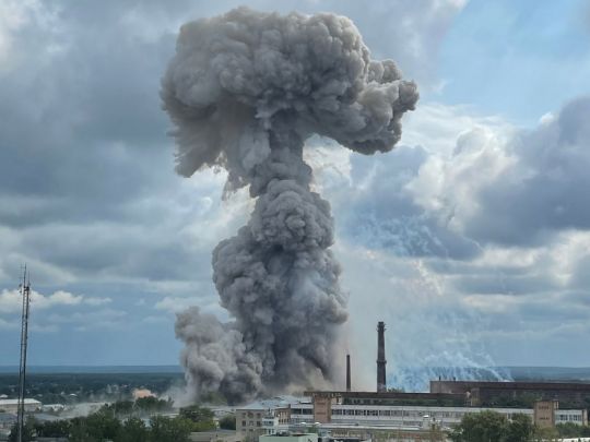 Взрыв на оптико-механическом заводе под Москвой