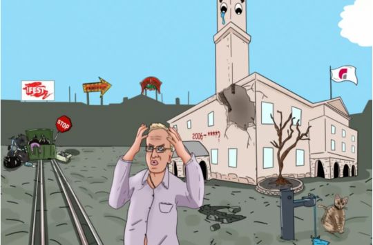 Карикатура на мэра Садового