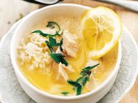 Куриный суп с лимоном