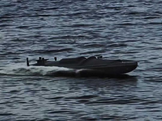 Морський дрон у Чорному морі