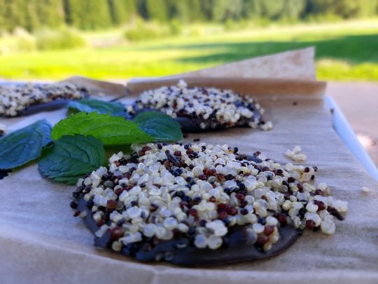 Шоколадні цукерки з кіноа