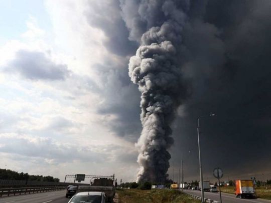 Пожежа в Подольську