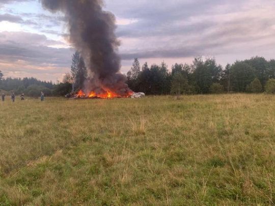 ППО росії збила літак пригожина, загинуло семеро людей, — росЗМІ