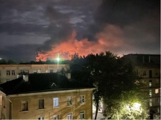 пожежу у Пскові