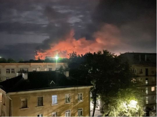пожар во Пскове