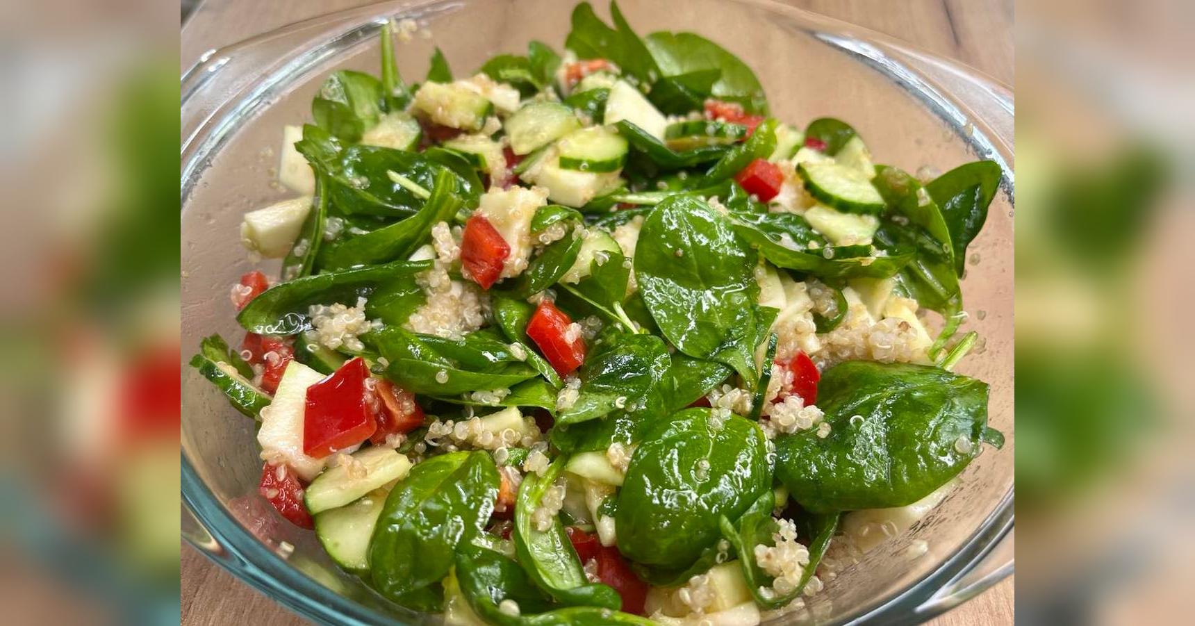 Quinoa vegetable salad recipe from food blogger Anna Conda - Breaking ...