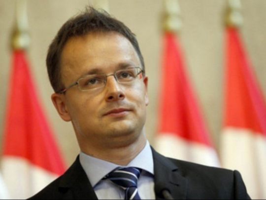 Глава МИД Венгрии Петер Сийярто 