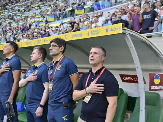 Тренерский штаб сборной Украины
