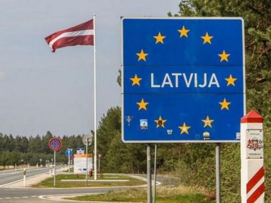 кордон Латвії