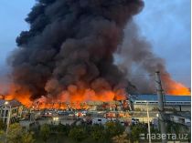 Пожар в Ташкенте