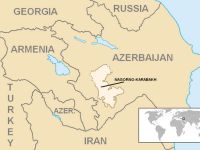 Нагірний Карабах на карті