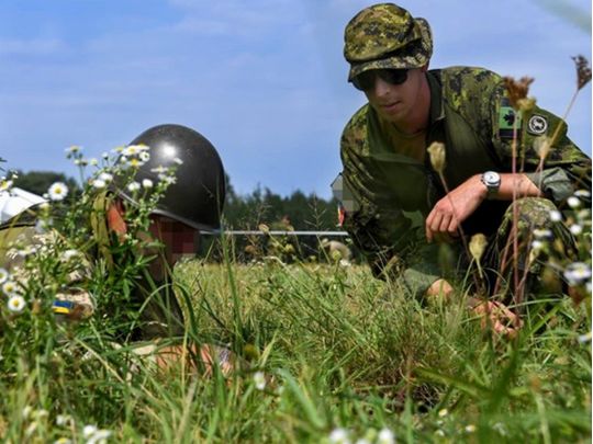 тренування ЗСУ на полігоні в Британії