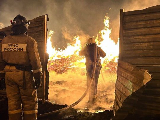 Пожежа у Красноярську