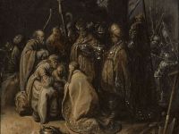 Ранняя картина Рембрандта "Поклонение царей" 
