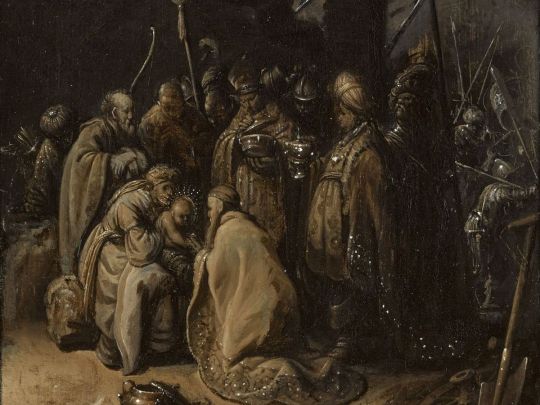 Рання картина Рембрандта «Поклоніння царів»