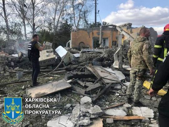 Ракетний удар по селу Гроза