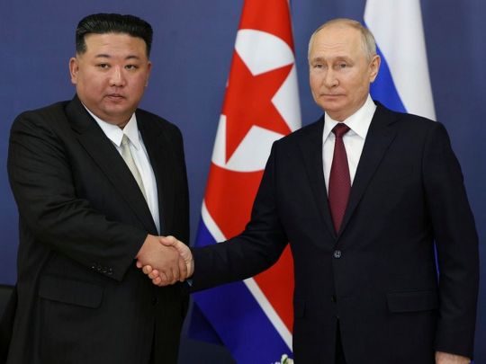 Ким Чен Ын с Путиным
