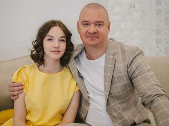 Евгений Кошевой с дочерью