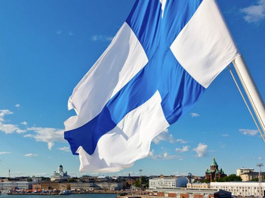 Флаг Фінляндии