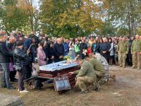 Похорон бійця Олександра Кушніра