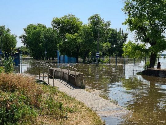 потоп в Херсонской области из-за подрыва ГЭС