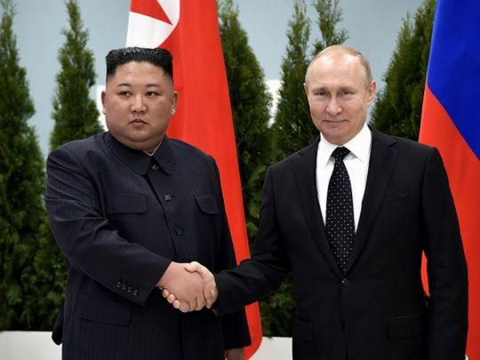 Путін і Кім Чен Ин