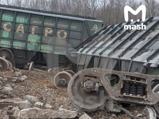 Вагони зійшли з рейок